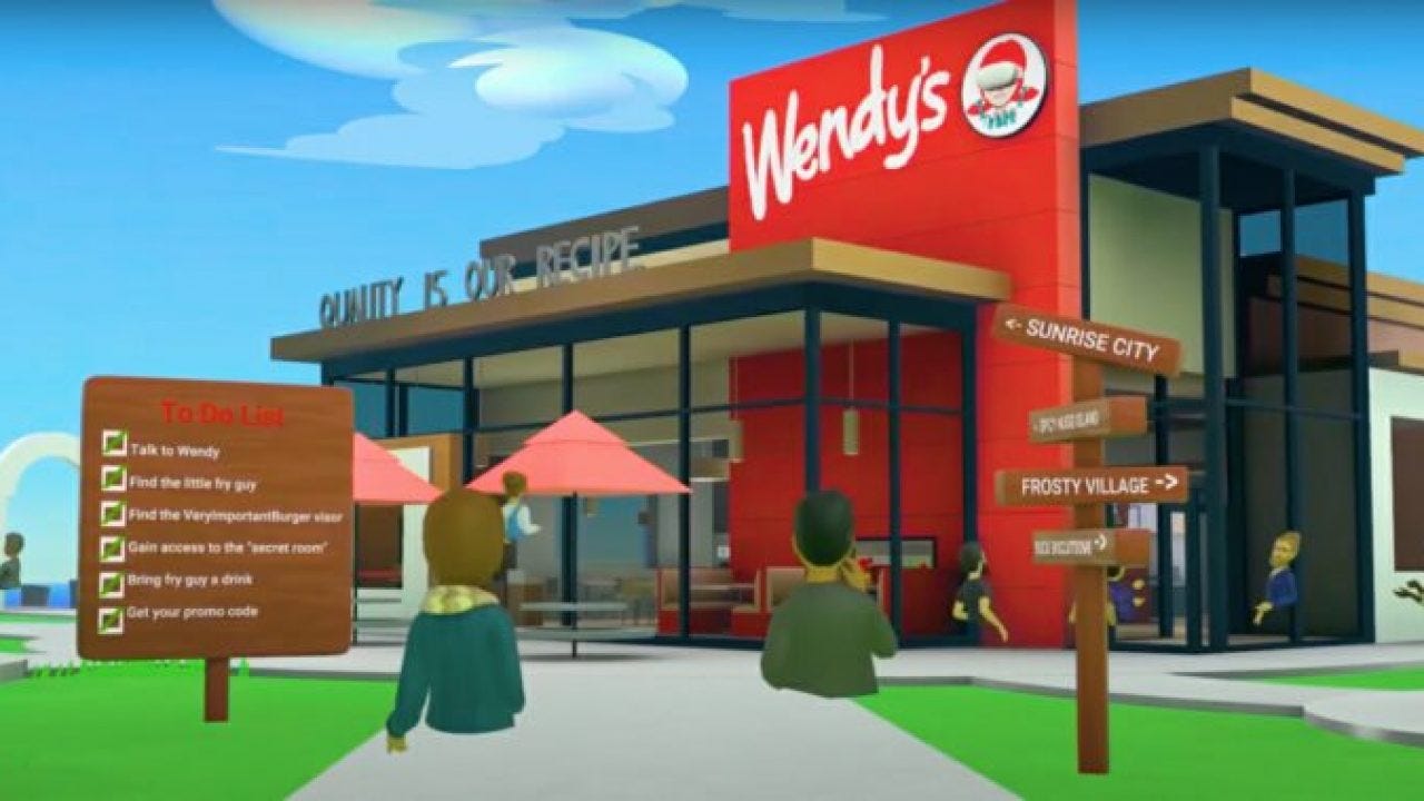 Wendy's Decides To Bring Burgers To Mark Zuckerberg's Metaverse