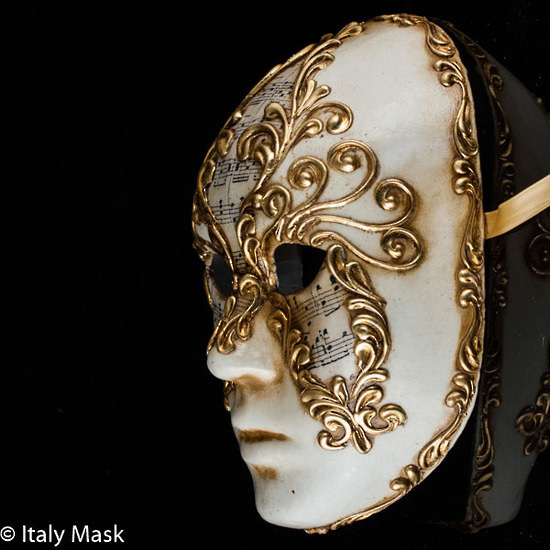 Volto Sinfonia Venetian Masquerade Mask