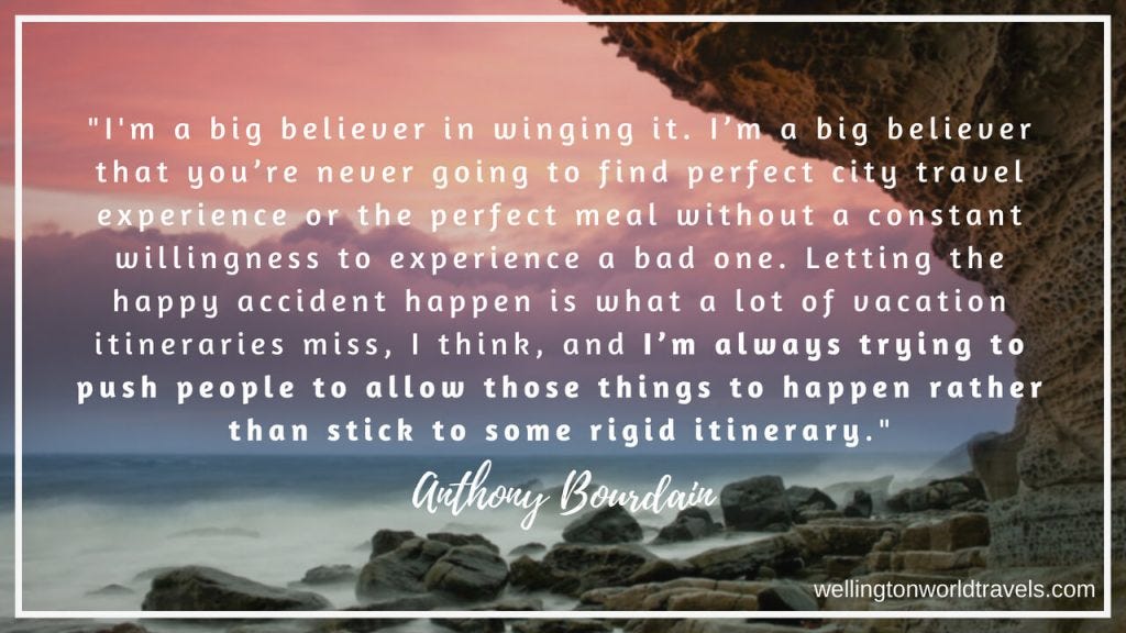 Remembering Anthony Bourdain: Some of His Best Quotes on Travel –  Wellington World Travels