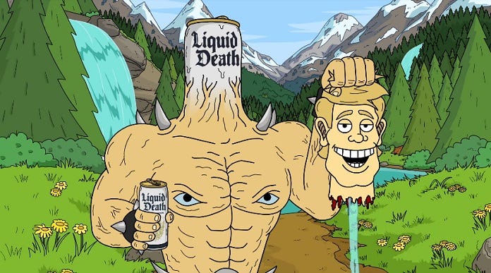 Morte líquida: agora existe uma água em lata especialmente para punks -  TMDQA!