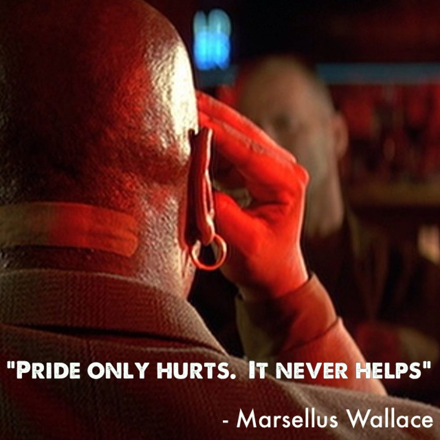 Pride only hurts. It never helps" Marsellus Wallace | Quote from #Pulp  Fiction #Quentin Tarantino | Fiction quotes, Pulp fiction quotes, Pulp  fiction