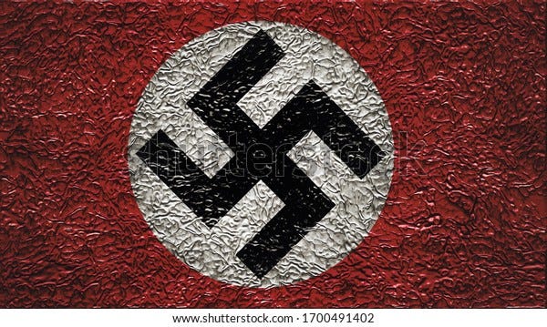 drapeau allemand nazi illustration numérique haute résolution