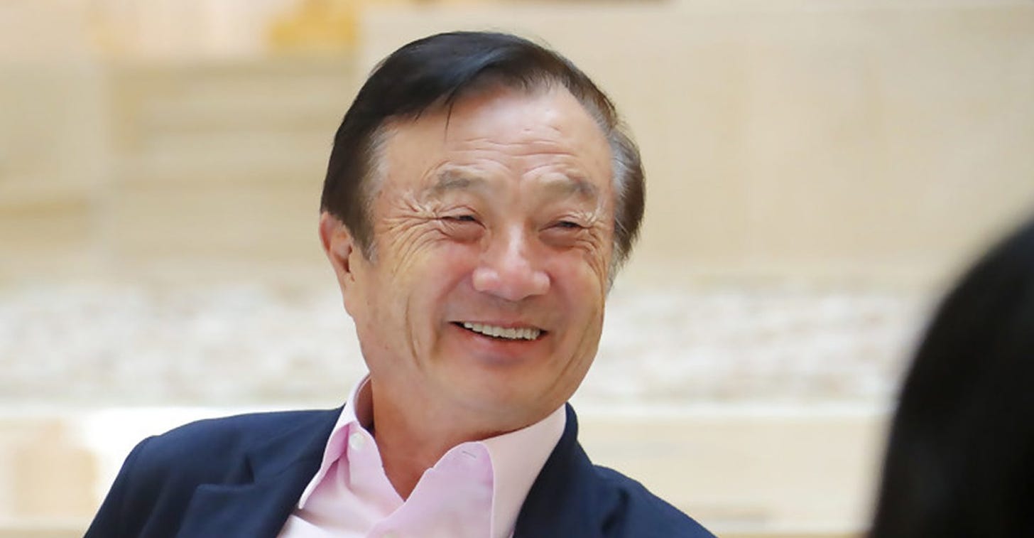 CEO and founder of Huawei, Ren Zhengfei