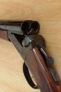 Double-barrel shotgun