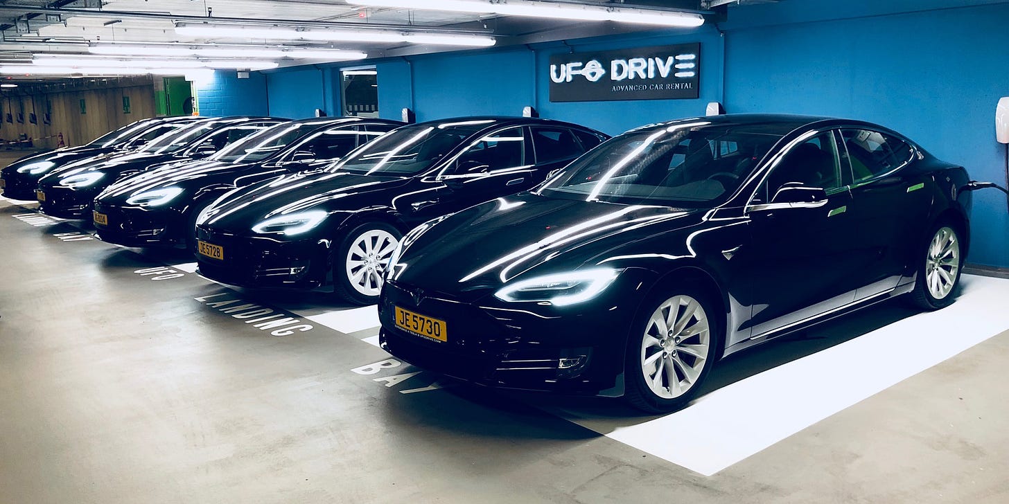 All-electric car rental service UFODRIVE aims high - Electrek