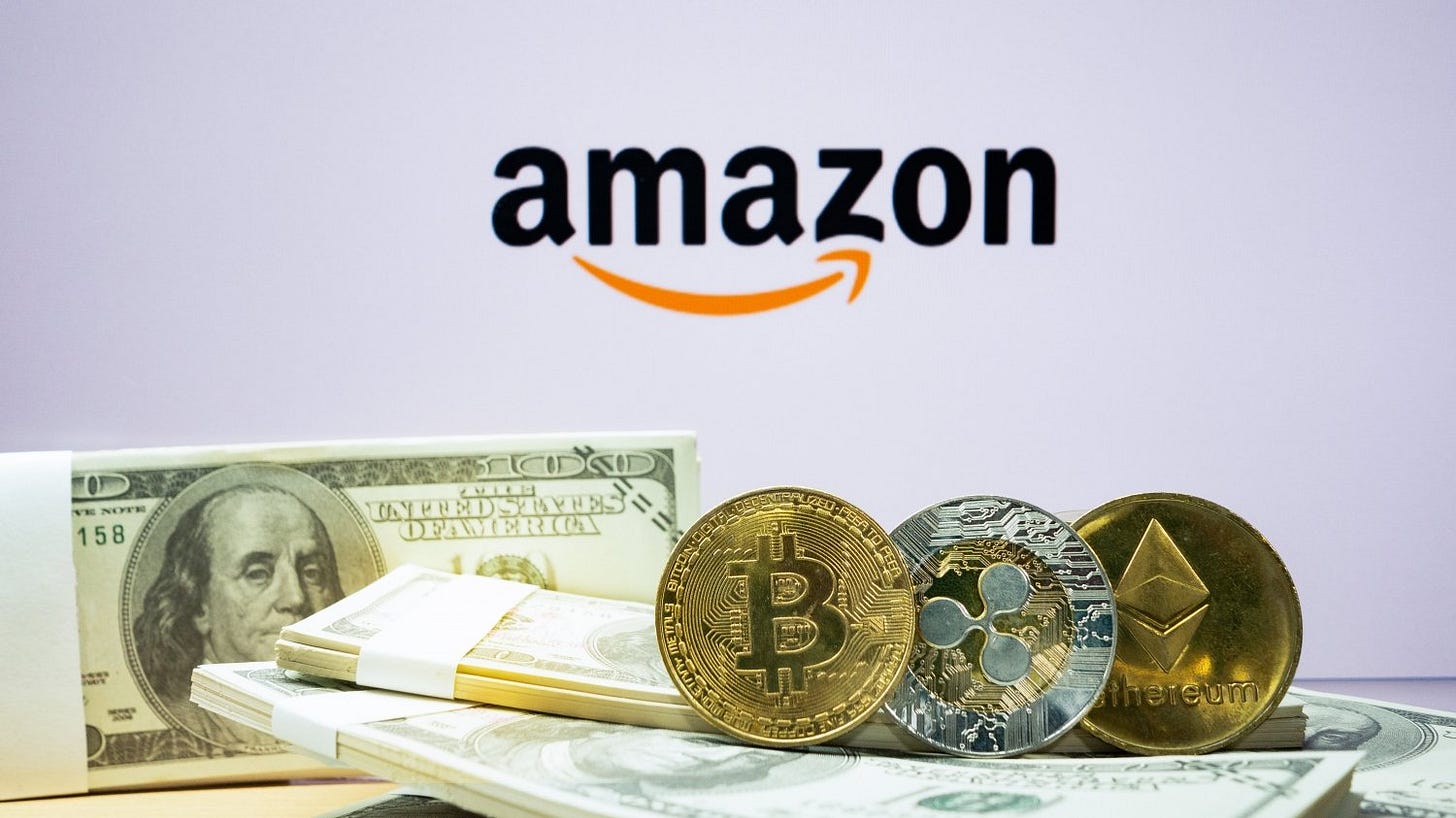 Amazon working on its own crypto, will accept Bitcoin ...