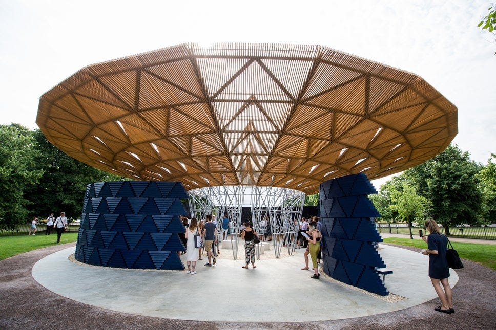 Serpentine Pavilion designed by Francis Kere 