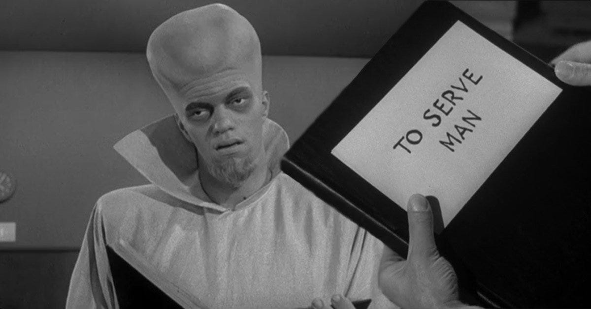 How well do you remember The Twilight Zone episode ''To Serve Man''?