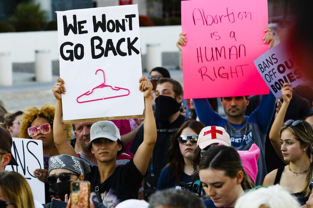 Pro-choice advocates rally for rights at Las Vegas courthouse - Las Vegas  Sun Newspaper