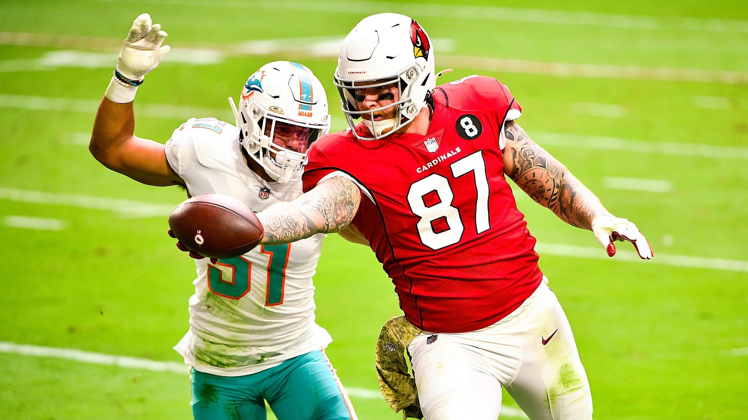 Problem Solved: Maxx Williams Back On Field For Cardinals - Signals AZ