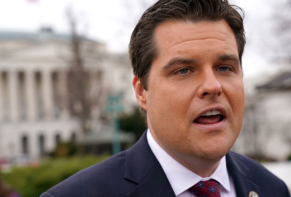 Rachel Maddow walks through bonkers Republican scandal that led to Matt  Gaetz sex trafficking probe | Salon.com