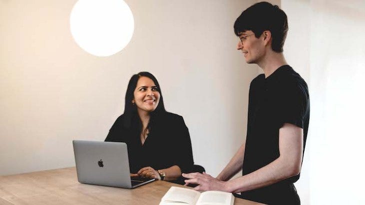 Vaayu's co-founders: CEO Namrata Sandhu and CTO Luca Schmid