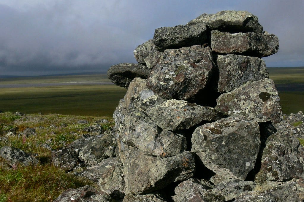 Cache in Bering Land Bridge | An ancient stone cache marks a… | Flickr