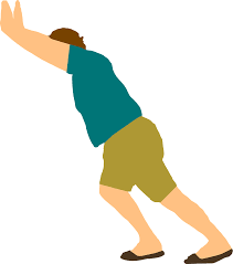 Man Pushing Against Wall - Free vector graphic on Pixabay