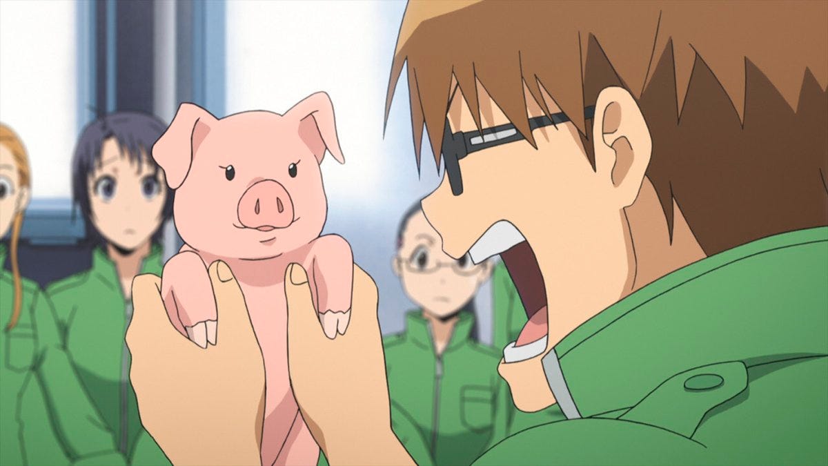Funimation on Twitter: "Pork Bowl! 🗣🐷💖 [via Silver Spoon] https ...