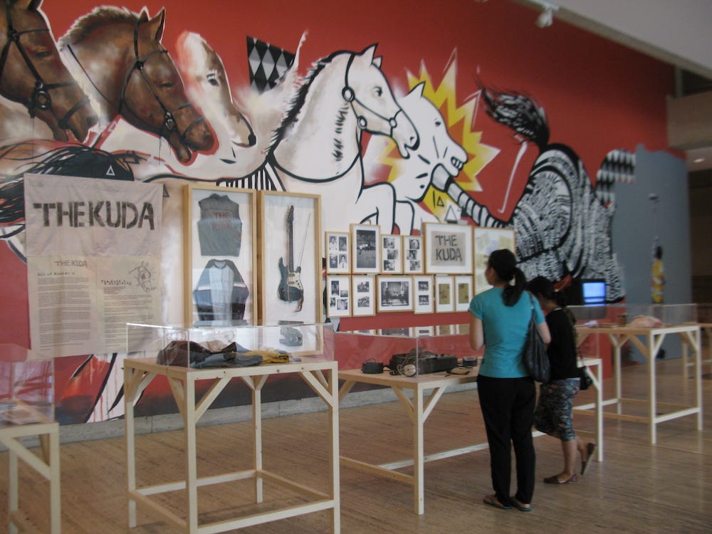 7th Asia Pacific Triennial of Contemporary Art – THE KUDA: The Untold Story  of Indonesian Underground Music in the 70 (Exhibition) Archives — ruangrupa