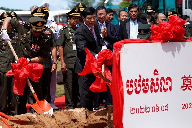 Chinese ambassador attends ceremony at controversial Cambodian base