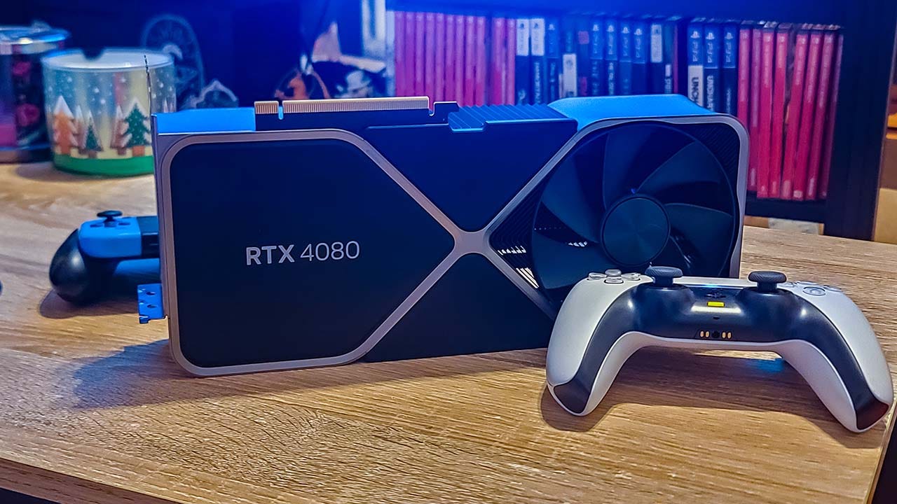 RTX 4080 on a table 