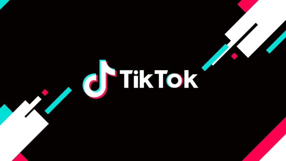 Imagem com o logo do TikTok