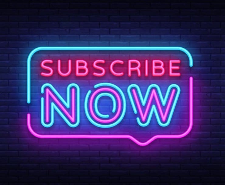 Subscribe now neon alone