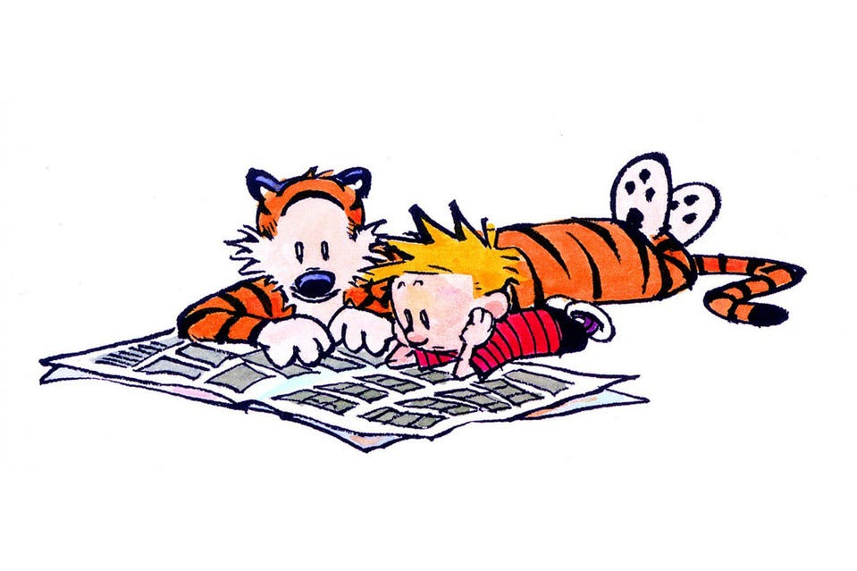 Calvin and Hobbes': America's Most Profound Comic Strip - WSJ