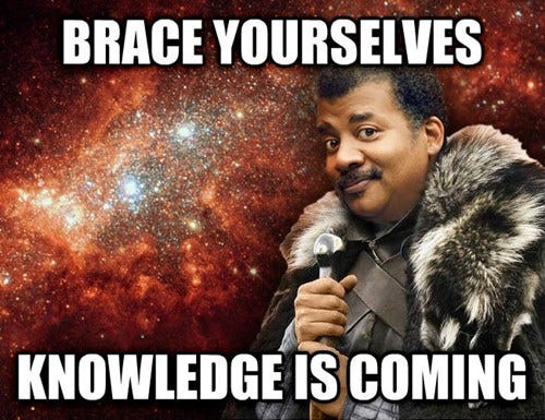 Neil DeGrasse Tyson Hosting 'Cosmos' is the Best Thing to Happen in a Long  Time - Memebase - Funny Memes