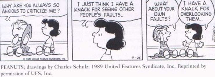 This old one from Schulz sums it up rather... comically 😂