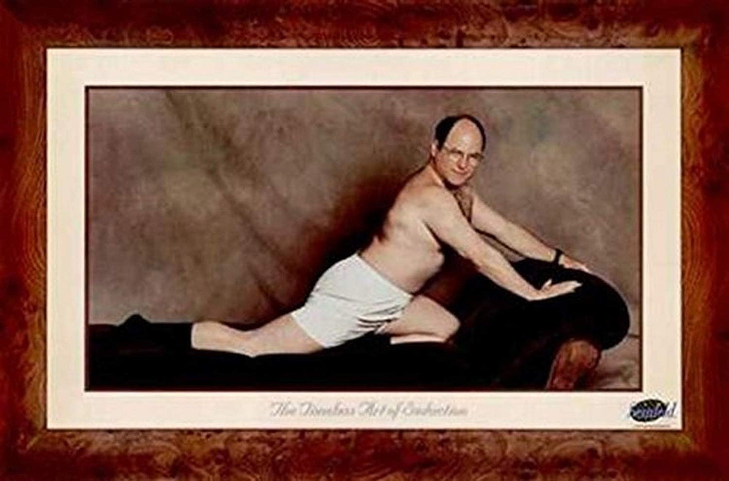 Amazon.com: Buyartforless George Costanza (The Timeless Art of Seduction) -  Seinfeld TV Show 36x24 Art Print Poster Wall Decor Humor Famous Photo Pop  Culture: Posters &amp; Prints