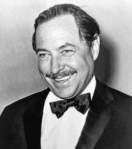 Photo of Tennessee Williams.