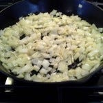 Before putting in the crock pot, saute the onions and garlic