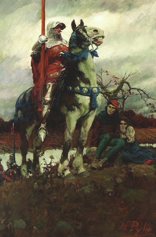 The Coming of Lancaster Painting by Howard Pyle - Pixels