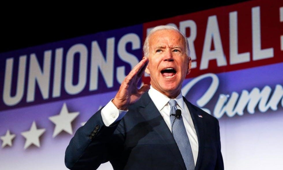 Biden Says He’s Proud OfApple Store Workers Who Unionized