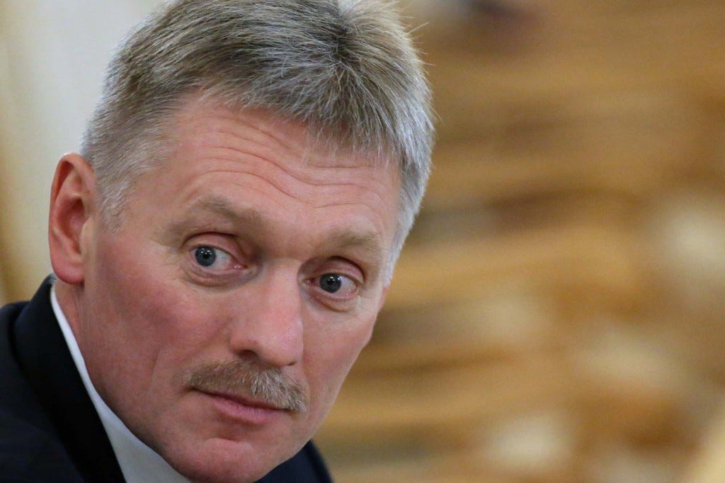 Kremlin spokesman Dmitry Peskov