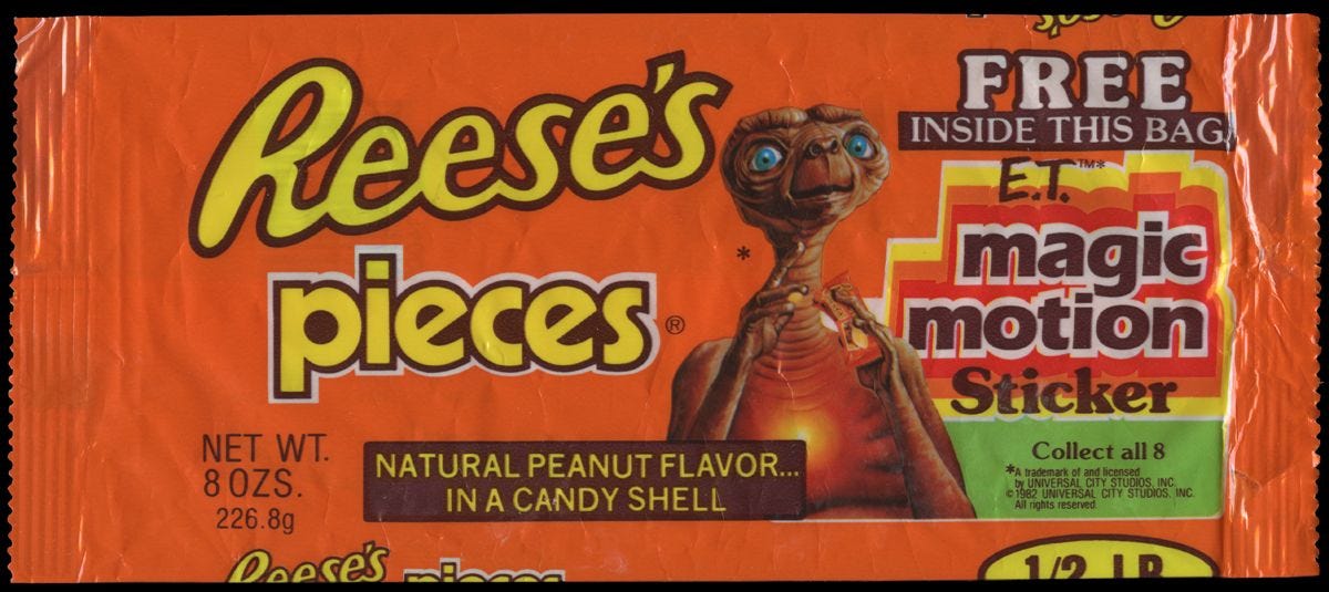 E.T. Reese's pieces