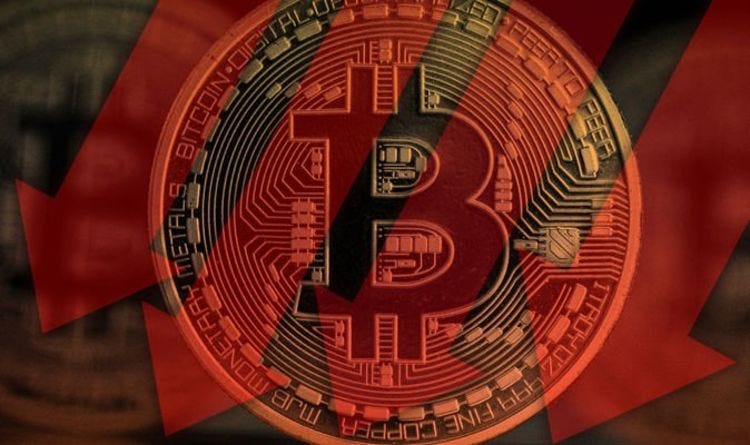 Bitcoin price crash: &#39;Horrible, horrible&#39; fall in crypto cost - 18% price  dip explained | City &amp; Business | Finance | Express.co.uk