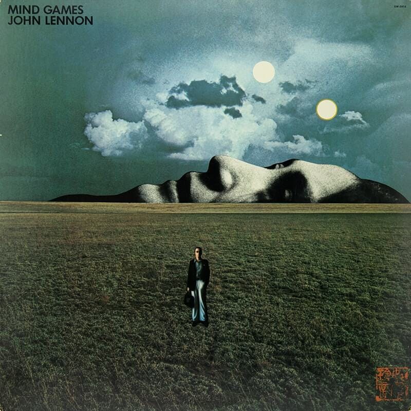 cover of john lennon album, mind games