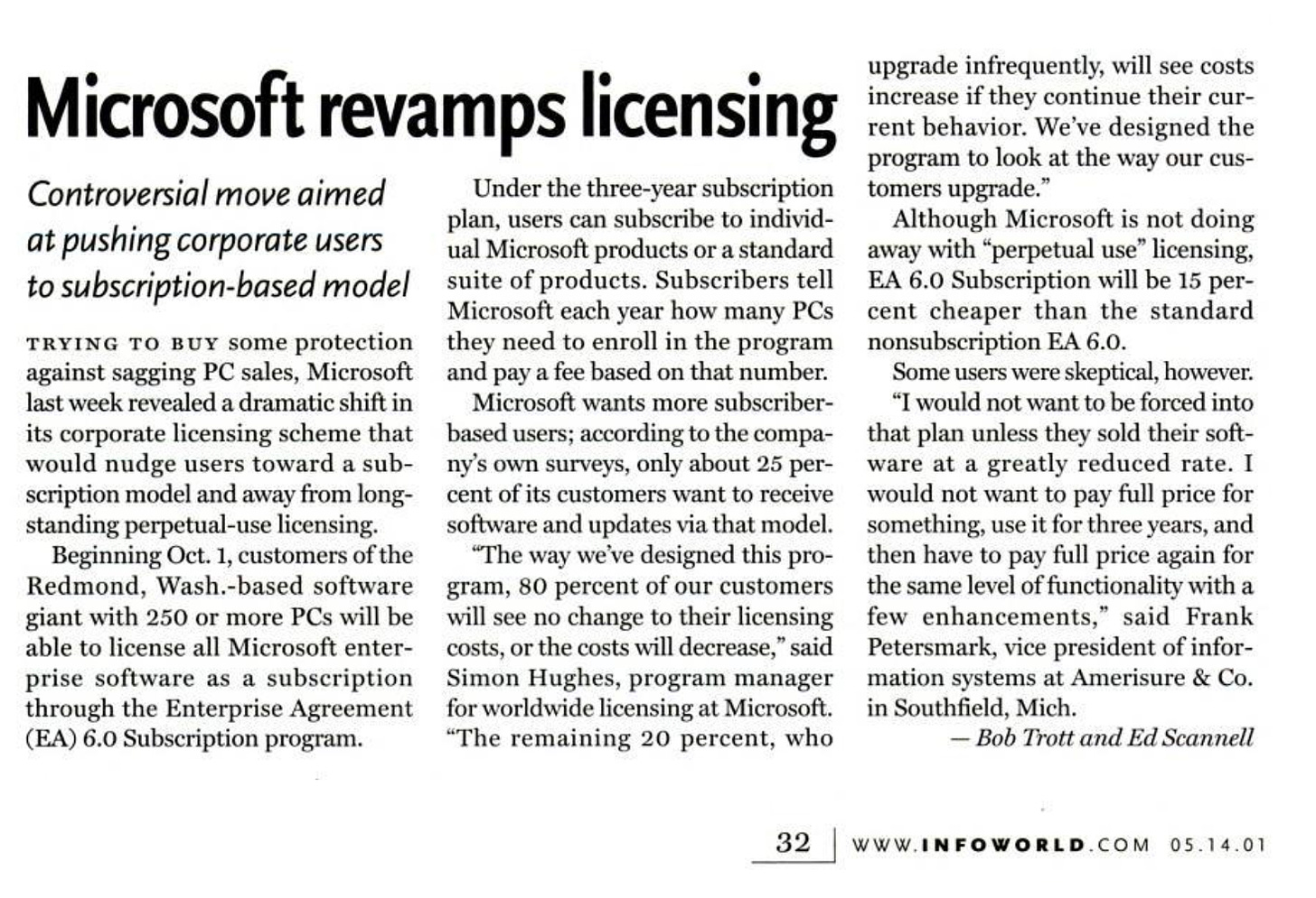 headline Microsoft Revamps Licensing