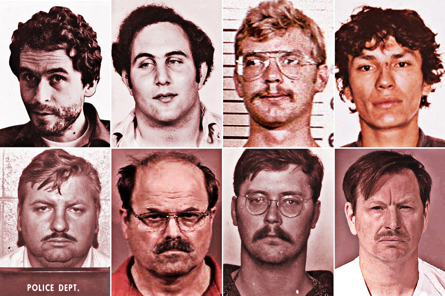 Some notorious serial killers in US