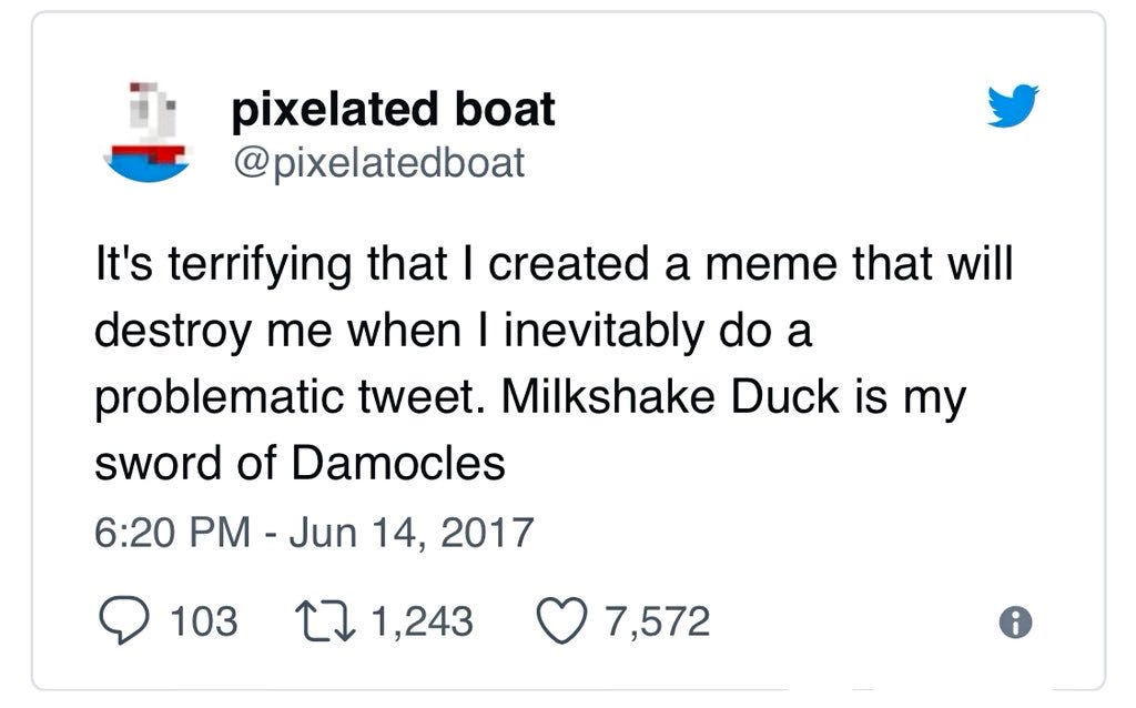 What is a Milkshake Duck and why is it 2017 word of the year