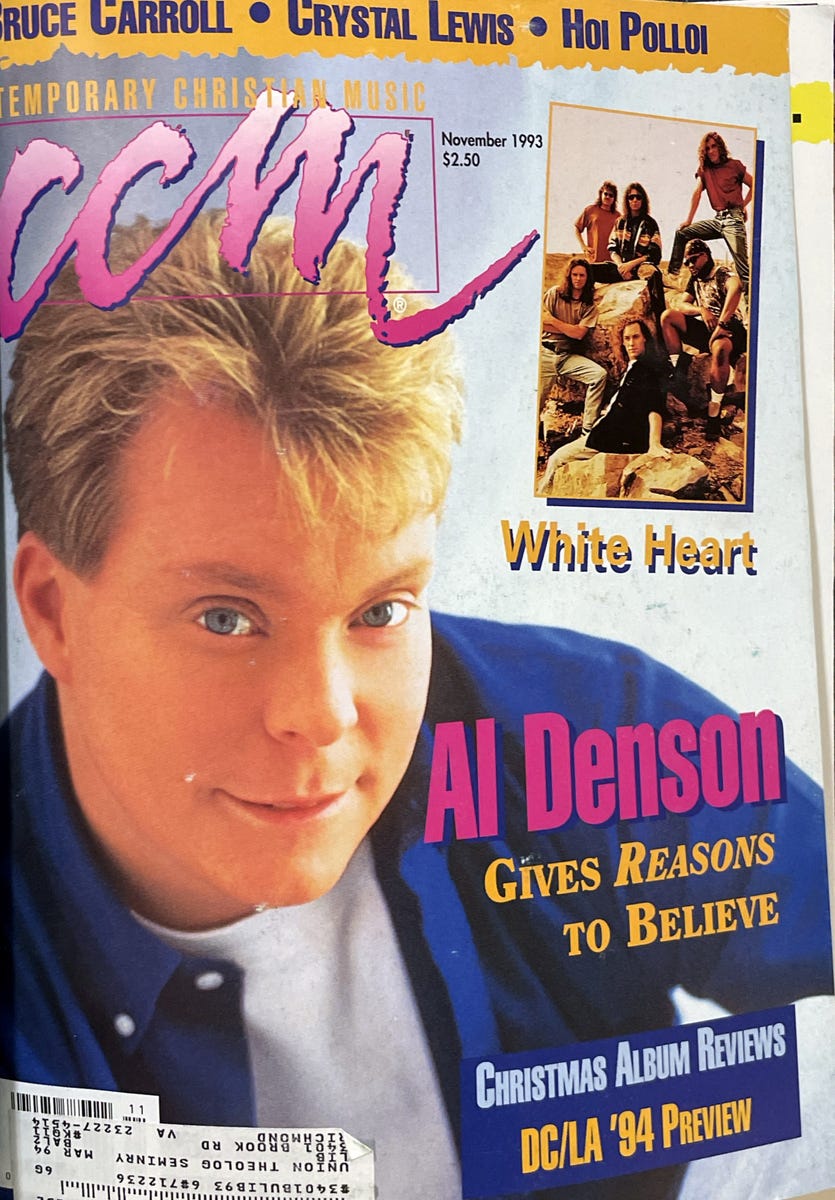 November 93 cover - Al Denson