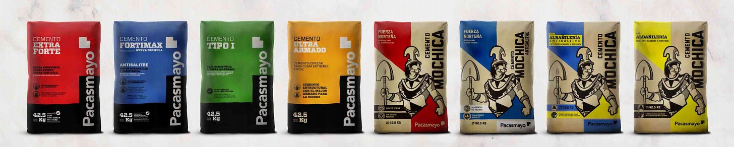 Cementos Pacasmayo - Products