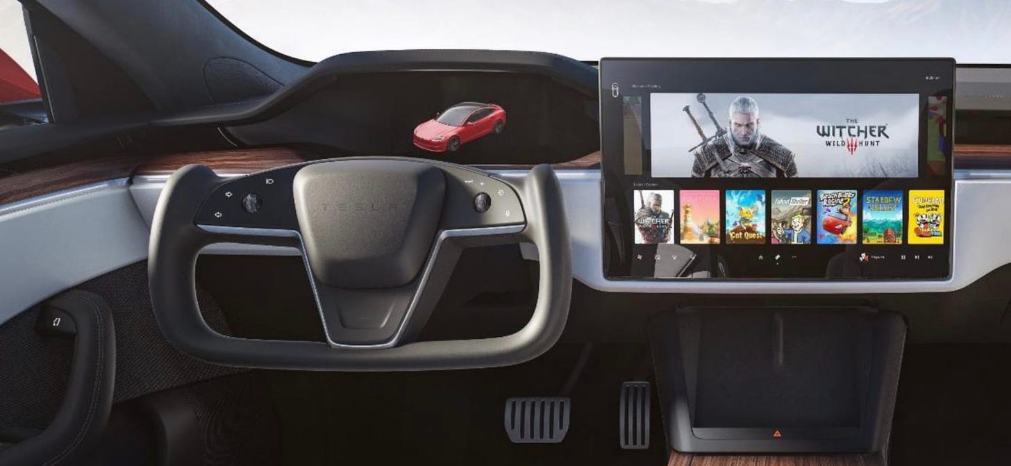 Elon Musk: Tesla is working to make Steam video games work in its vehicles  | Electrek