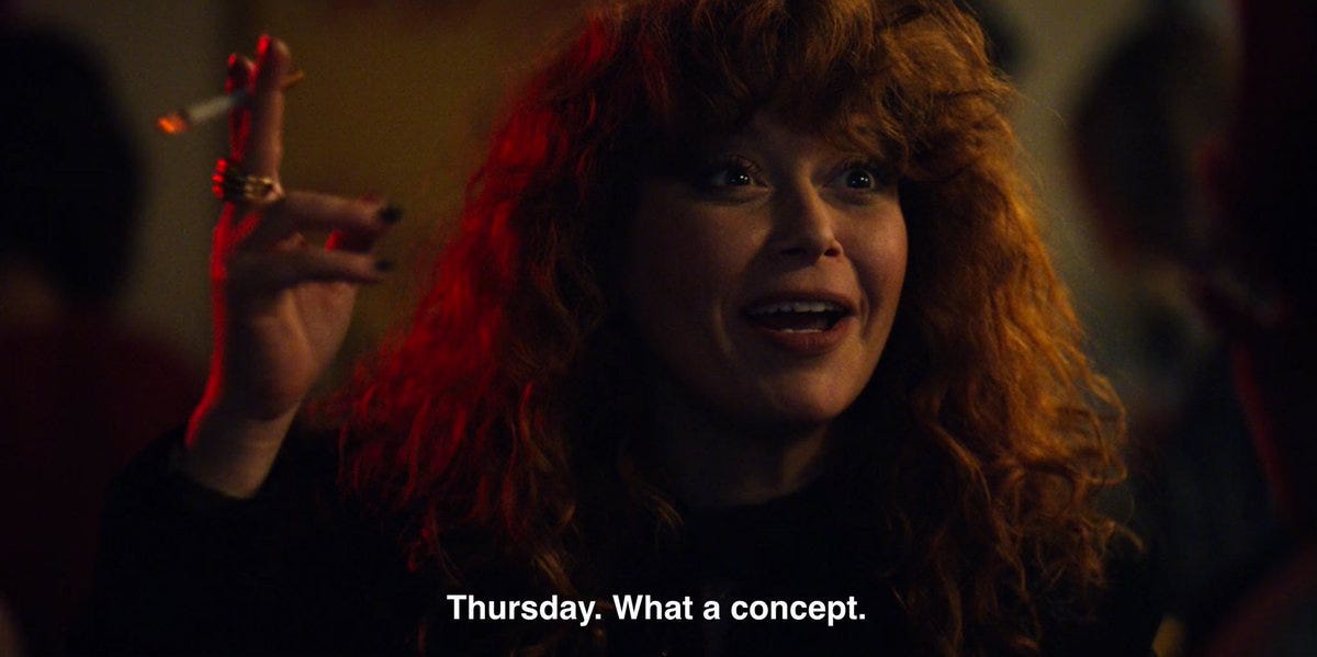 Image result for thursday what a concept gif