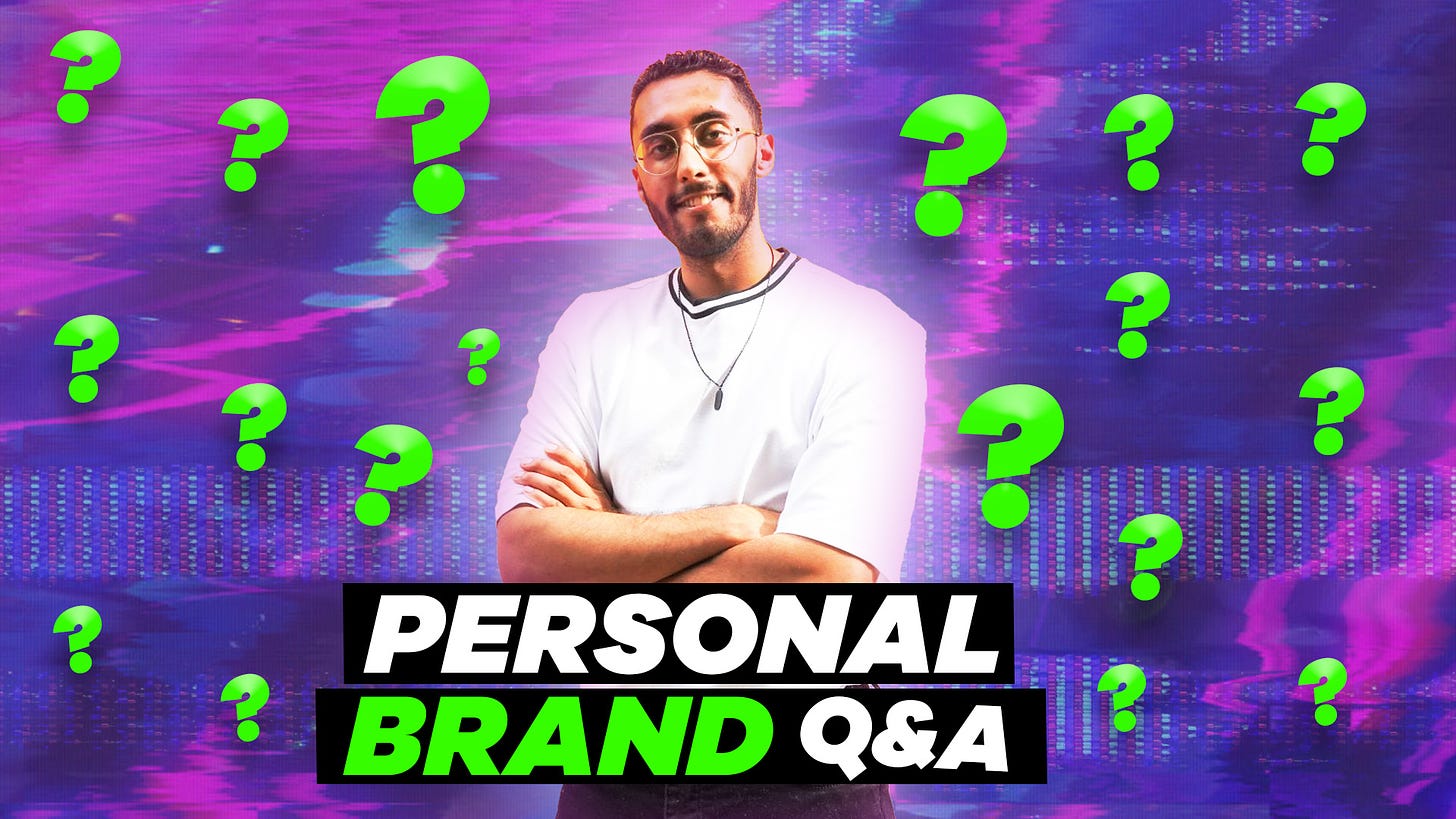 Personal Brand Q and A with Shoaib