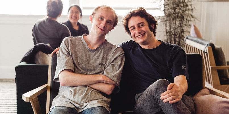 Evan Wallace (left) and Dylan Field (right), the co-founders of Figma
