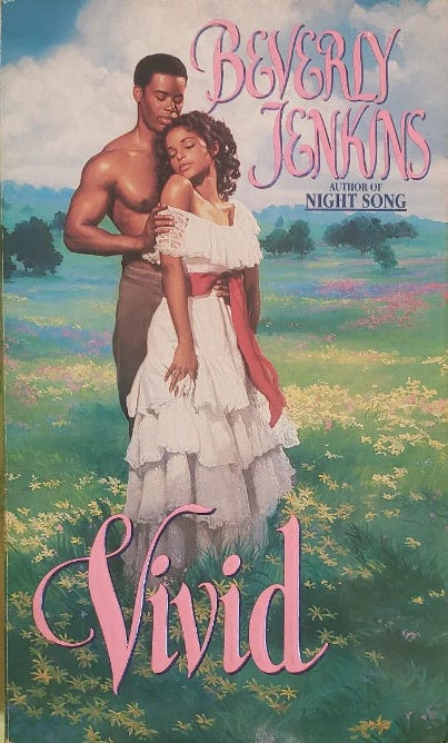 Book cover of Vivid by Beverly Jenkins
