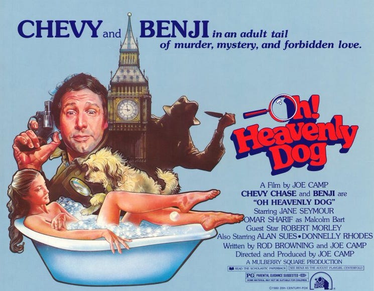 Oh, Heavenly Dog! - movie POSTER (Style A) (11" x 14") (1980) - Walmart.com