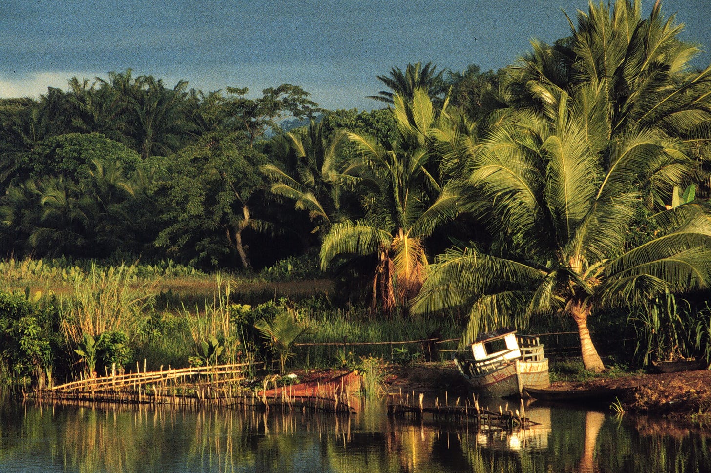 River's edge in Maroansetra, 1997