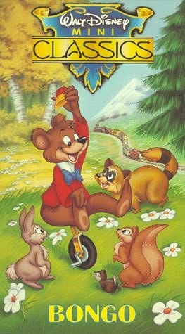VHS cover art for the Walt Disney Mini Classics release of Bongo