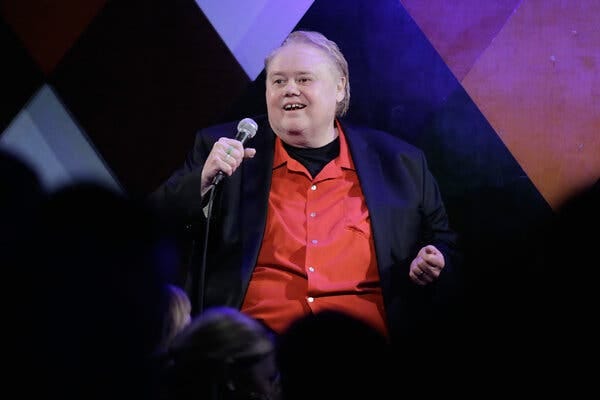 The comedian Louie Anderson in performance in New York in 2016.